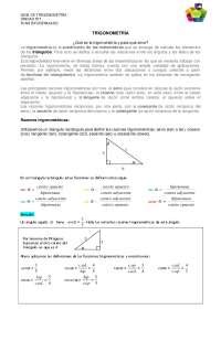 Qué es la trigonometría y para qué sirve Resúmenes de Matemáticas