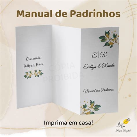 Manual Dos Padrinhos Digital Elo7 Produtos Especiais