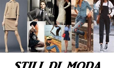 Tutti Stili Di Moda E Tipi Di Abbigliamento E Outfit Moda Dall