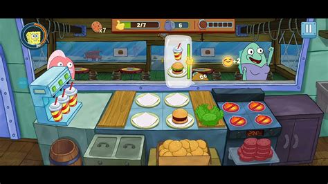 SpongeBob Krusty Cook Off Krusty Krab Level 4 50 YouTube