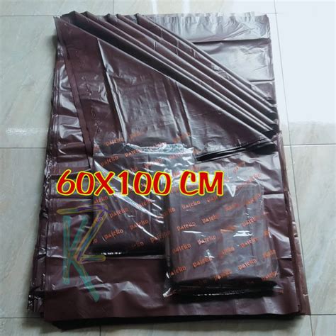 Jual Kantong Plastik Coklat 60 X 100 Cm Kantong Sampah 60x100 Cm