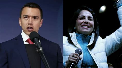 Luisa González y Daniel Noboa los candidatos que avanzaron al balotaje