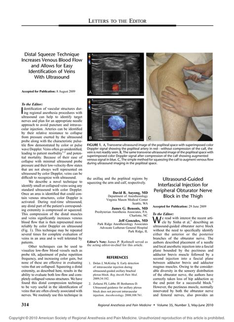 Distal Squeeze Technique Increases Venous Blood Flow And Allows For