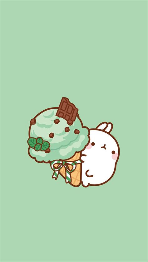 Molang Cute Corazones Hello HD Phone Wallpaper Peakpx