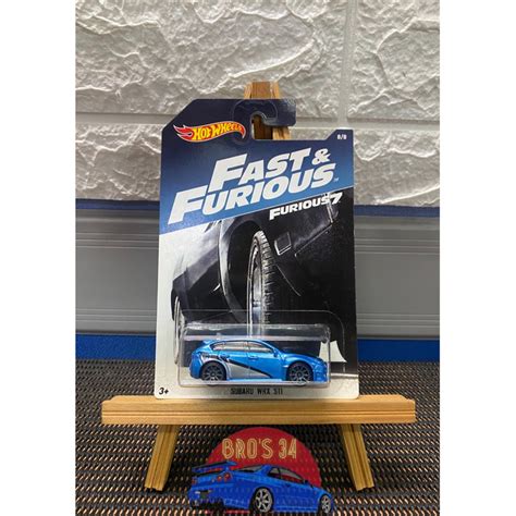 Hot Wheels Subaru WRX STi BLUE Fast Furious Released Shopee Malaysia