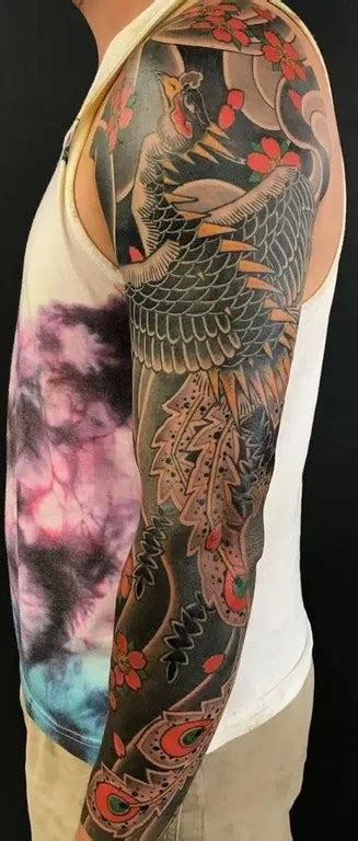 Phoenix Sleeve Tattoo Tattoogoto