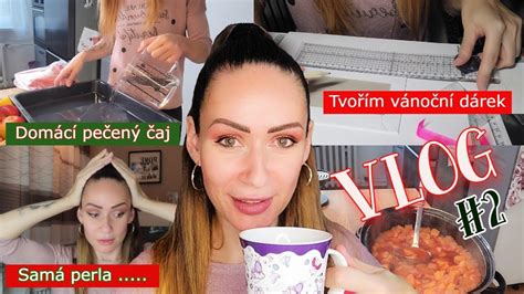 vánoční VLOG 2 domácí pečený čaj tvorba a samá perla YouTube