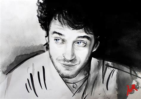 Gustavo Cerati X Cm Tinta China Tinta China Tinta Retratos