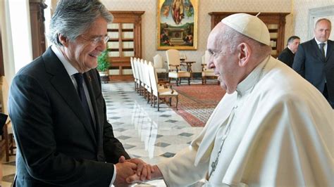 Pope Francis meets President Guillermo Lasso of Ecuador - Vatican News