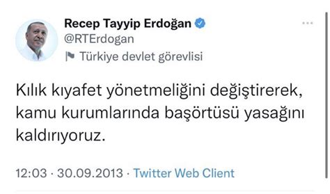 Ümit Can on Twitter BAŞÖRTÜ üzerinden siyaset yapanların ne bir