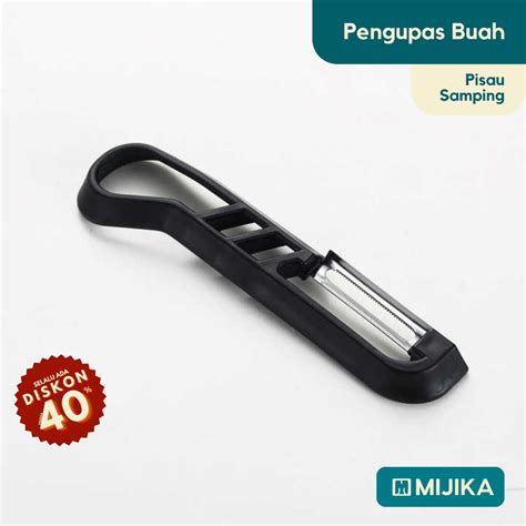 Jual MIJIKA Pengupas Buah Peeler Fruit Slicer Apel Kentang Wortel Pisau