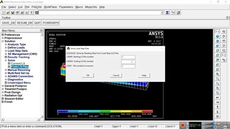 Ansys Tutorial Ansys Apdl Load Step Youtube