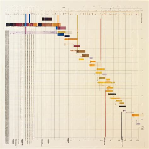 Ai Generated Detailed Gantt Chart With Clear Milestones Premium Ai