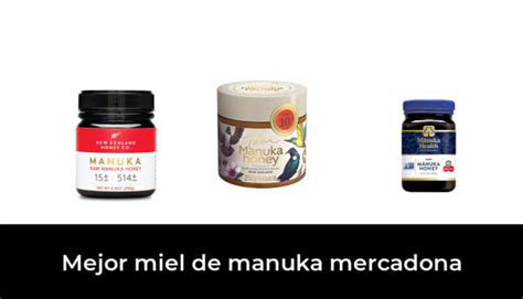 4 Mejor miel de manuka mercadona en 2022 después Investigando 85 Opciones