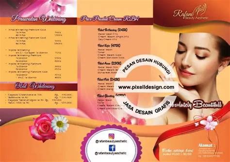 Rafani Beauty Aesthetic Desain Brosur And Desain Logo Spa