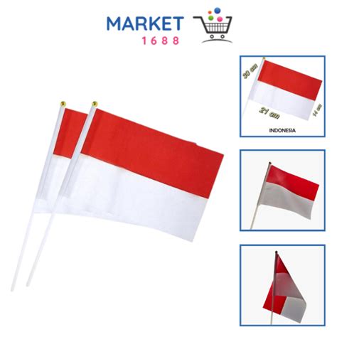 Jual Market Bendera Kain Merah Putih Kecil Indonesia Pawai