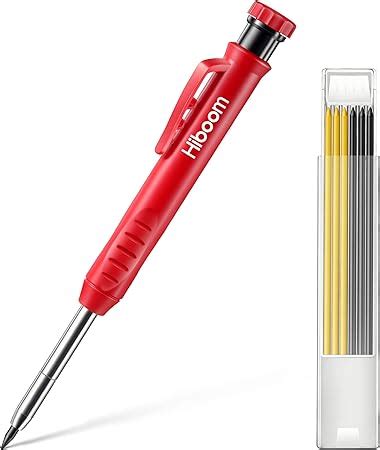 Hiboom Set De Crayon De Charpentier Solide Pour Construction Avec