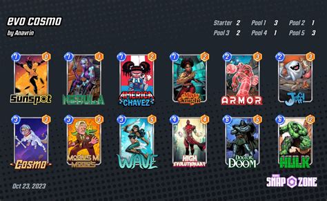 evo cosmo - Decks - Marvel Snap Zone