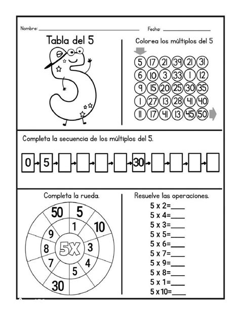 Tabla De Multiplicar Del Exercise Tablas De Multiplicar Actividades