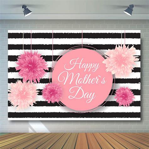 Buy COMOPHOTO Happy Mother S Day Backdrop Thanks Mother Party