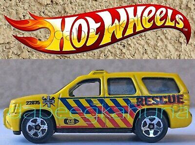 Hot Wheels 07 Chevy Tahoe Rescue 2007 Mattel Approx Scale 1 64 EBay
