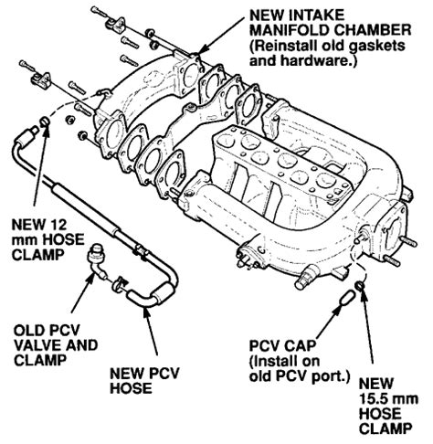 Q A Honda Accord EGR Valve Location Intake Manifold Details