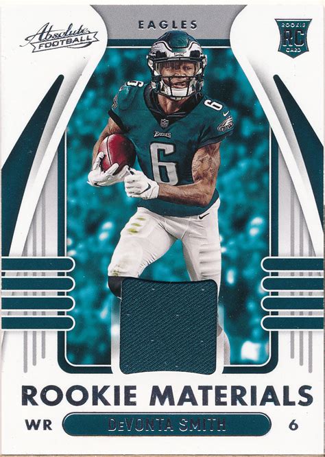 2021 Absolute Absolute Rookie Materials 6 Devonta Smith Nm Mt