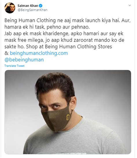 Salman Khan trolled for launching branded face masks