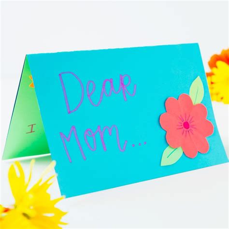 DIY Pop Up Card For Mom Pop Up Flowers Flowers For Mom Colorful