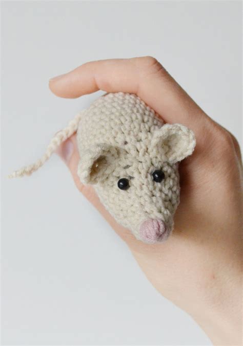 Crochet Mouse Pattern Amigurumi Mouse Figurine Beginner Etsy