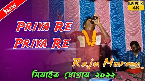 Priya Re Priya Re Raju Murmu New Santali Video Simait Program