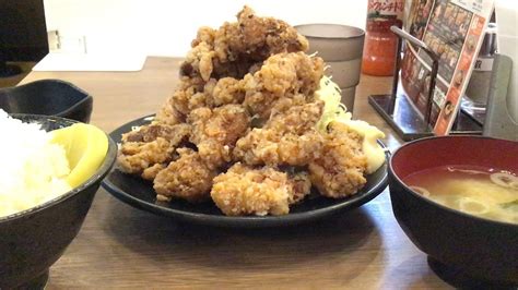 【14日はジューシーの日】伝説のすた丼屋 超鬼盛りすたみな唐揚げ定食【唐揚1個増量】 Youtube