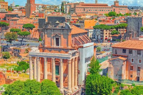 Blick Auf Das Forum Romanum Vom H Gel Palatin Ein Allgemeiner Berblick