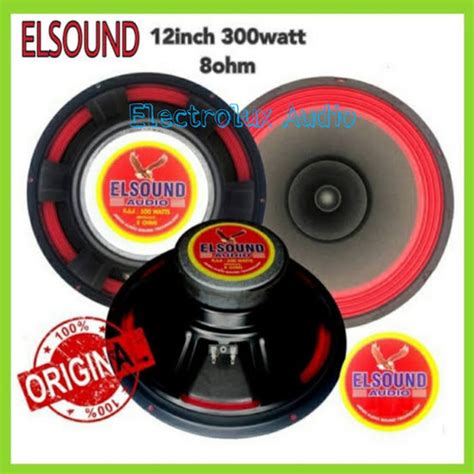 Jual Speaker ELSOUND 12Inch Full Range Woofer 300watt Original