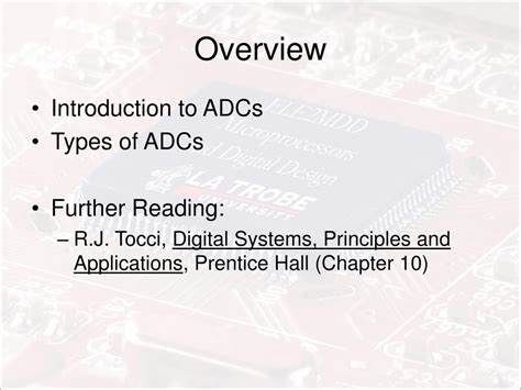 PPT Lecture 17 Analog To Digital Converters PowerPoint Presentation