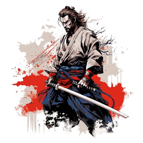 Premium Vector Aposterforasamuraicalledthesamuraivector