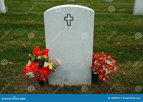 Cemetery Plot stock image. Image of flower, head, grave - 1448953