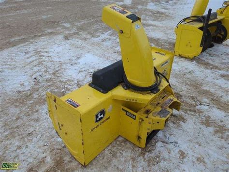 John Deere In Quick Hitch Snow Blower Michener Allen Auctioneering Ltd