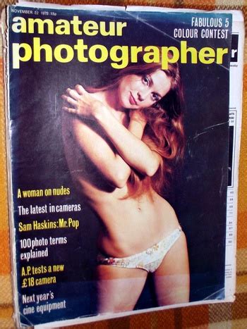 1965 1972 Amateur Photographer Magazines Girls Covers Collectors