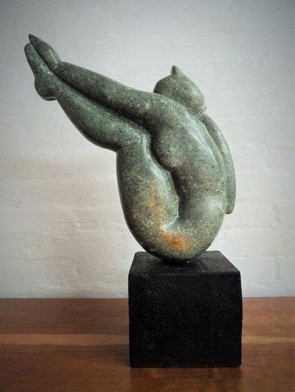 Guy Buseyne Figurative Sculpture Stenen Beeldhouwwerk Kunst