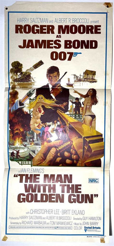 Lot James Bond 007 The Man With The Golden Gun 1974 Eon