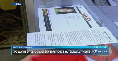 Tpd Investigates Reports Of Sex Traffickers Outside Apartments