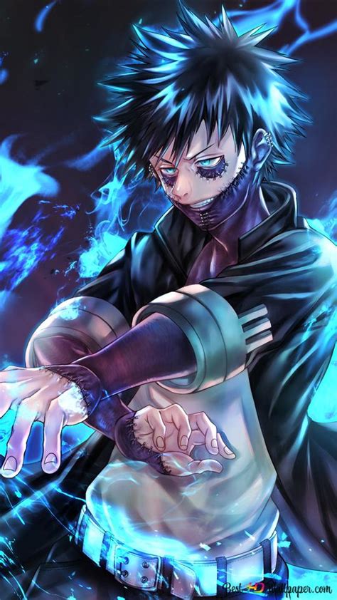 My Hero Academia Dabi Blue Flames 2k Wallpaper Download