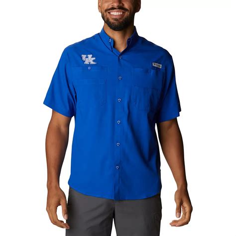 Columbia Sports Mens University Of Kentucky Tamiami Short Sleeve