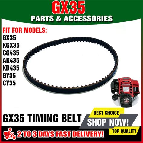 Timing Belt For Gx35 Kgx35 Honda 4 Stroke Grass Cutter Brush Cutter