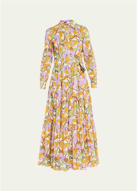 La DoubleJ Bellini Floral Print Tiered Maxi Dress Bergdorf Goodman