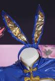 SF Chun Li Derivative Sexy Lingerie Bunny Costume Bodysuit And Top With Thigh Socks