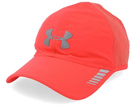 Men S Launch Av Beta Red Adjustable Under Armour Cap Hatstoreworld