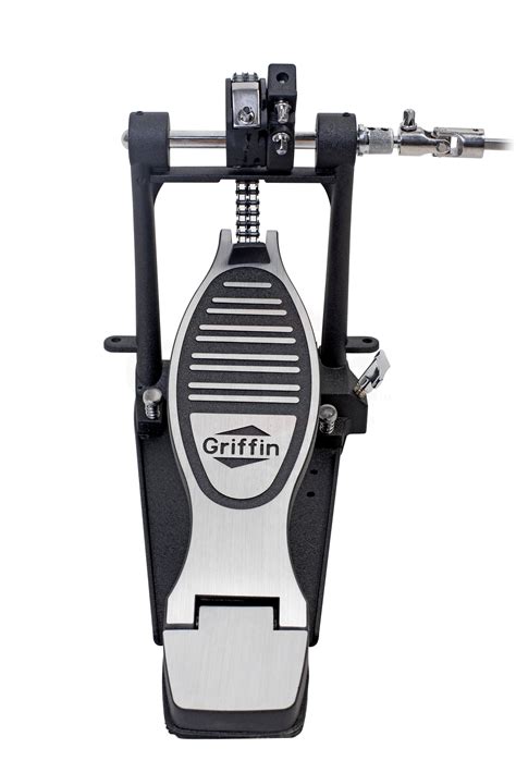 GRIFFIN Double Kick Drum Pedal - Twin Foot Bass Dual Chain Percussion ...