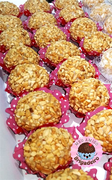 Brigadeiro de Paçoca Comida e bebida Ideias Docinho de amendoim